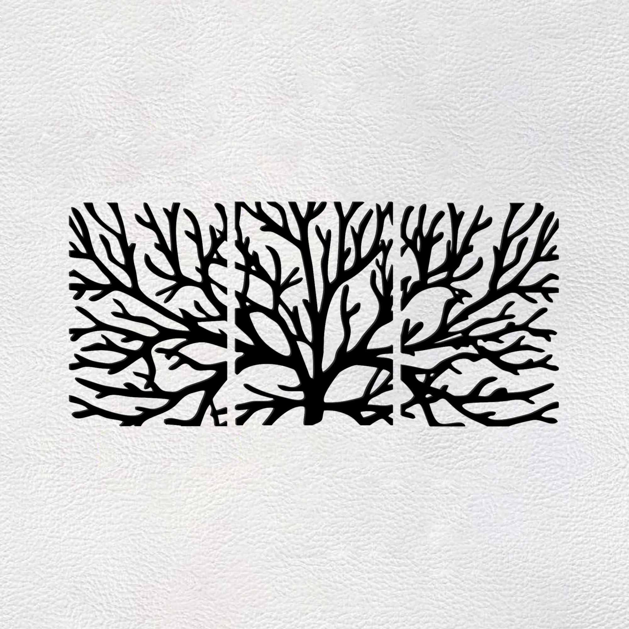 Premium Quality Wooden Wall Hanging of Beautiful Black Color Tree Branches - Image 6