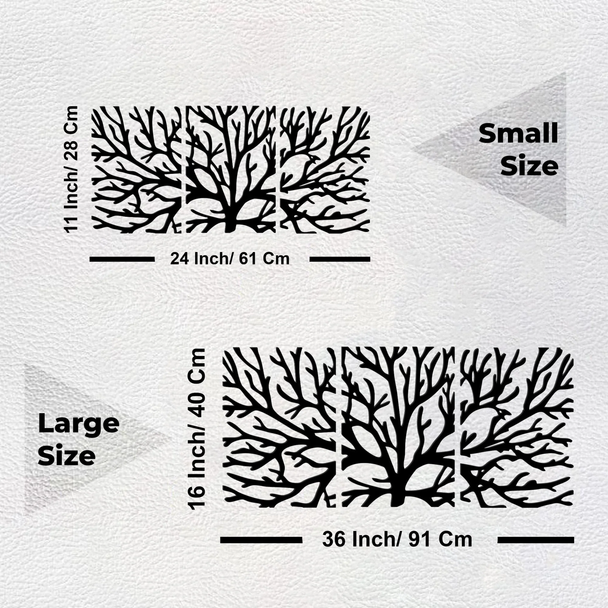 Premium Quality Wooden Wall Hanging of Beautiful Black Color Tree Branches - Image 7
