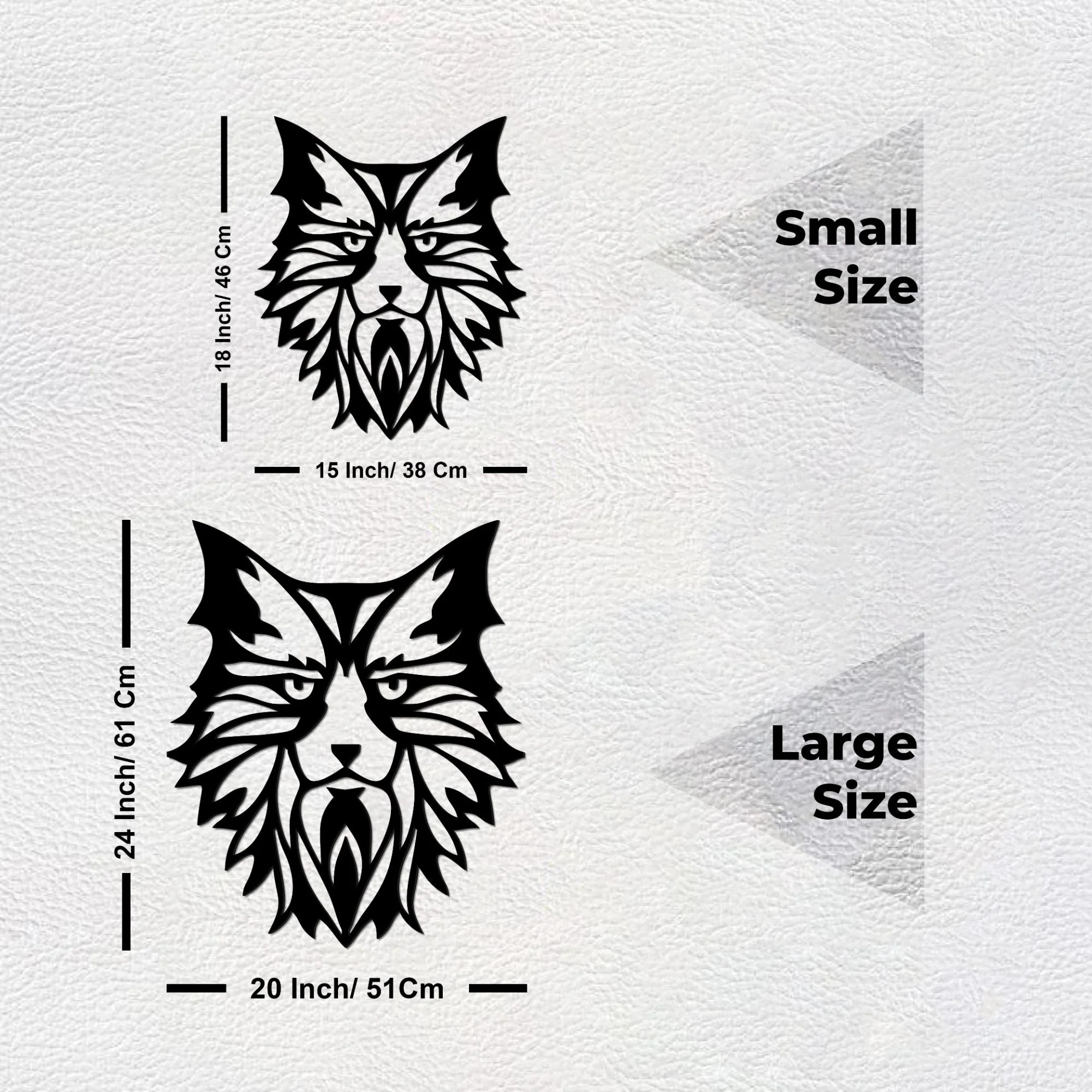 Premium Quality Wooden Wall Hanging of Beautiful Cat in Black - Image 7