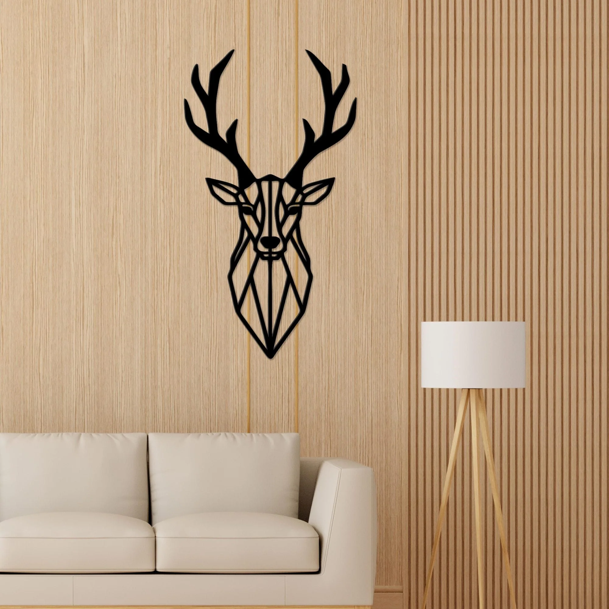 Premium Quality Wooden Wall Hanging of Beautiful Deer Head - Image 3