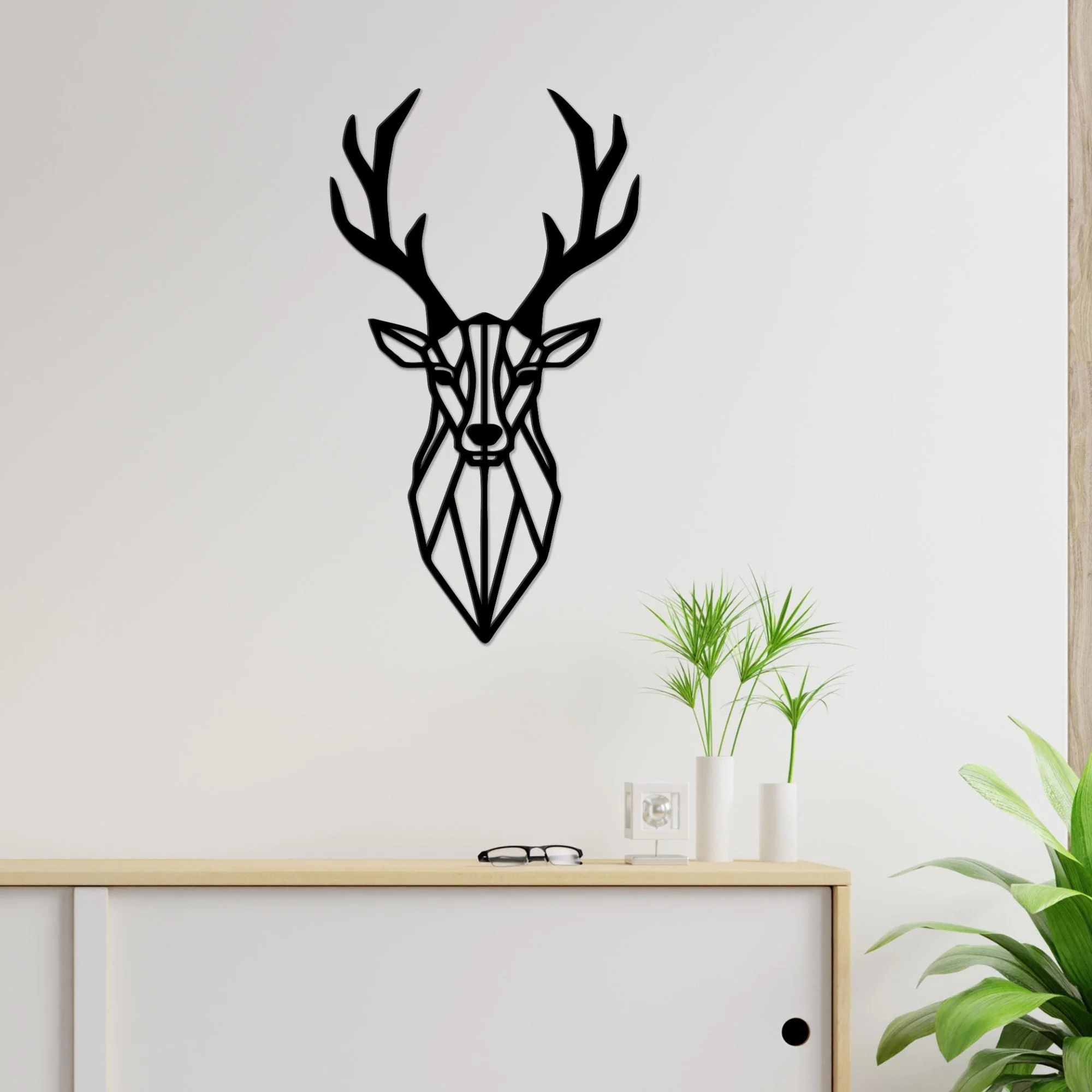 Premium Quality Wooden Wall Hanging of Beautiful Deer Head - Image 5