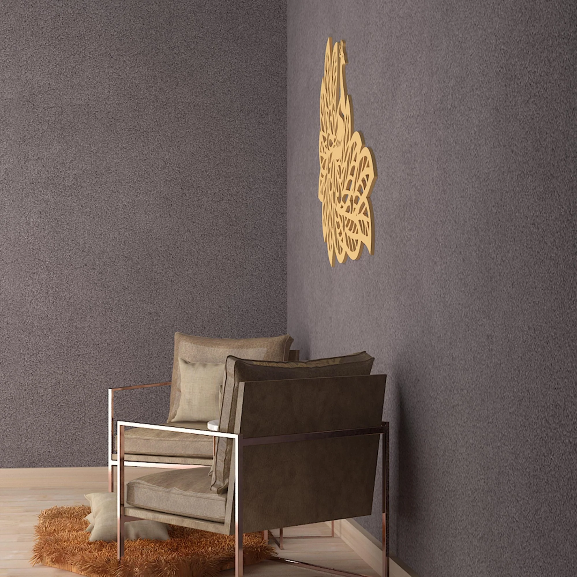 Premium Quality Wooden Wall Hanging of Beautiful Peacock - Image 5