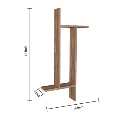 Premium Rectangular Shaped Wooden Wall Shelves - Image 3