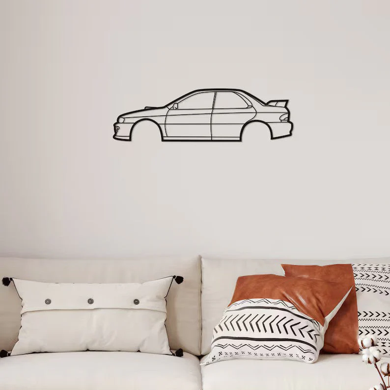Premium Sedan Metal Wall Art for Wall Decoration - Image 3