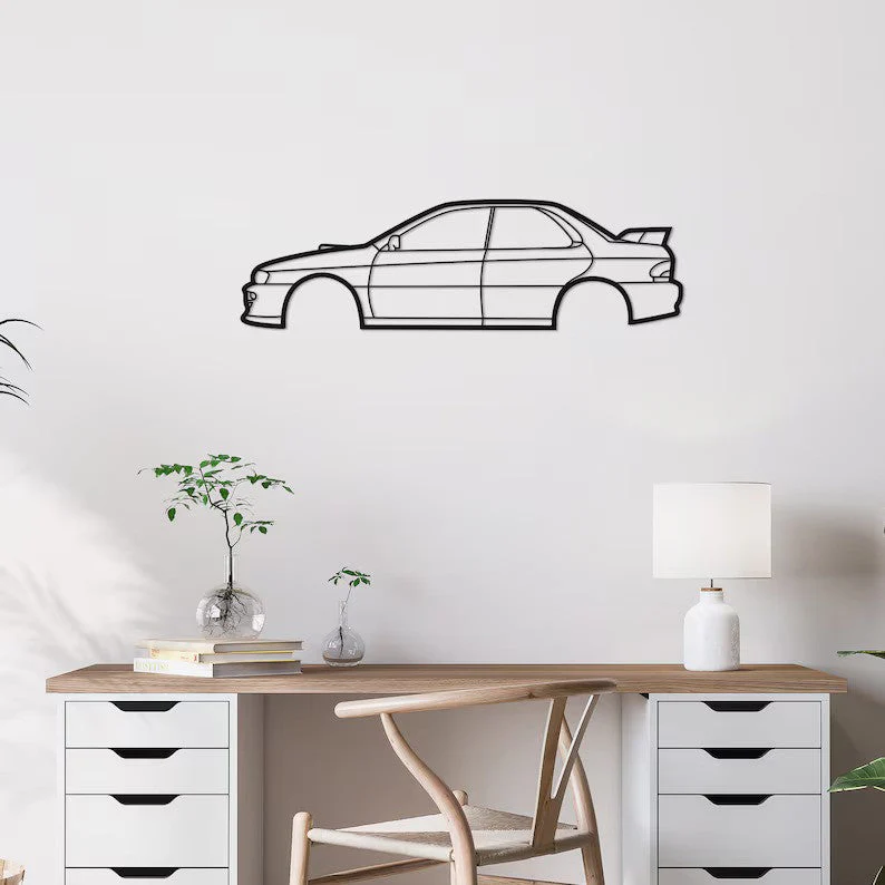 Premium Sedan Metal Wall Art for Wall Decoration - Image 4