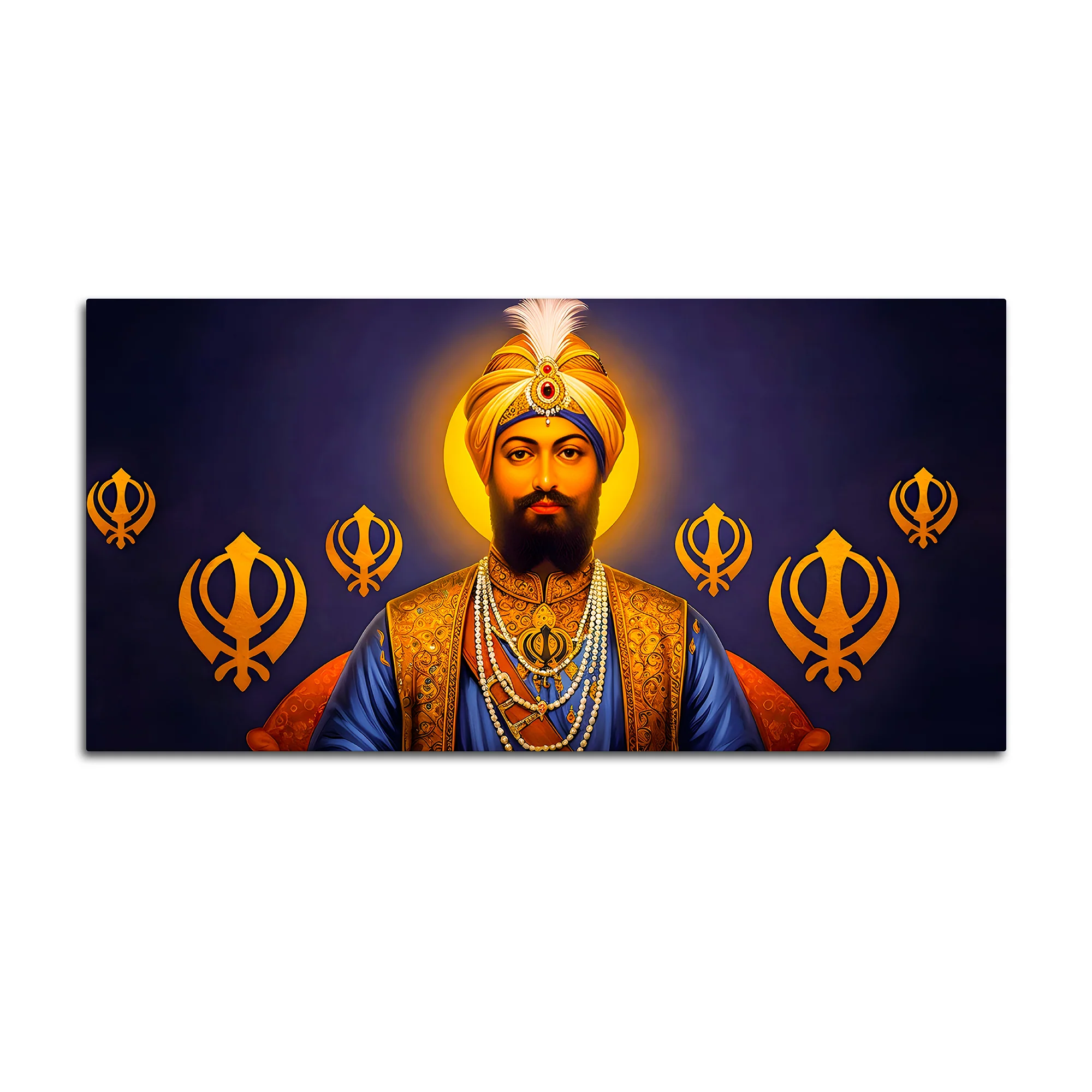 Premium Sikh Guru Wall Painting for Home & Office - Image 4