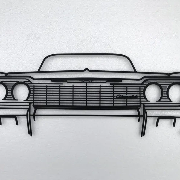 Premium Vintage Car Metal Wall Art for Home & Café - Image 3