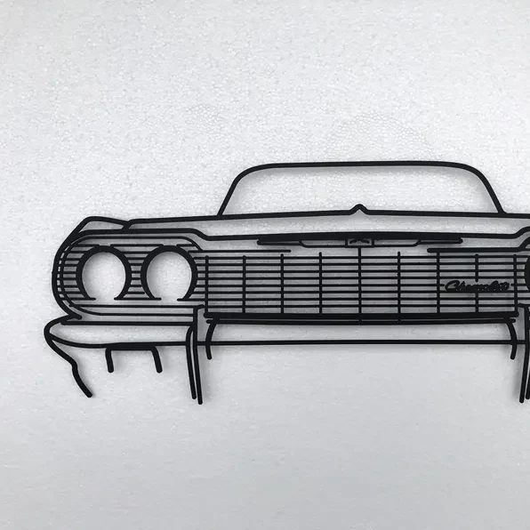 Premium Vintage Car Metal Wall Art for Home & Café - Image 4