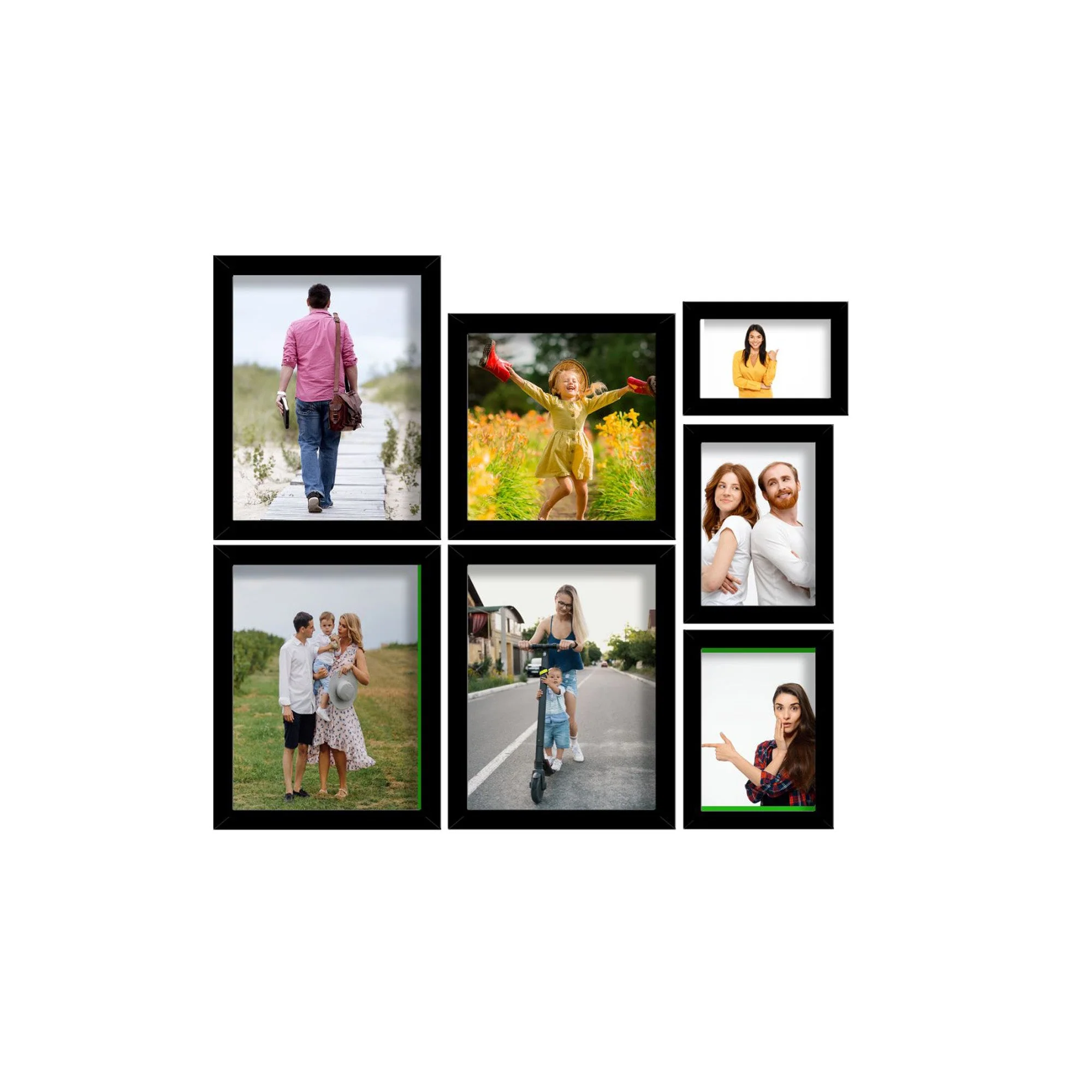 Premium Wall Hanging Multi Photo Frame - Image 2