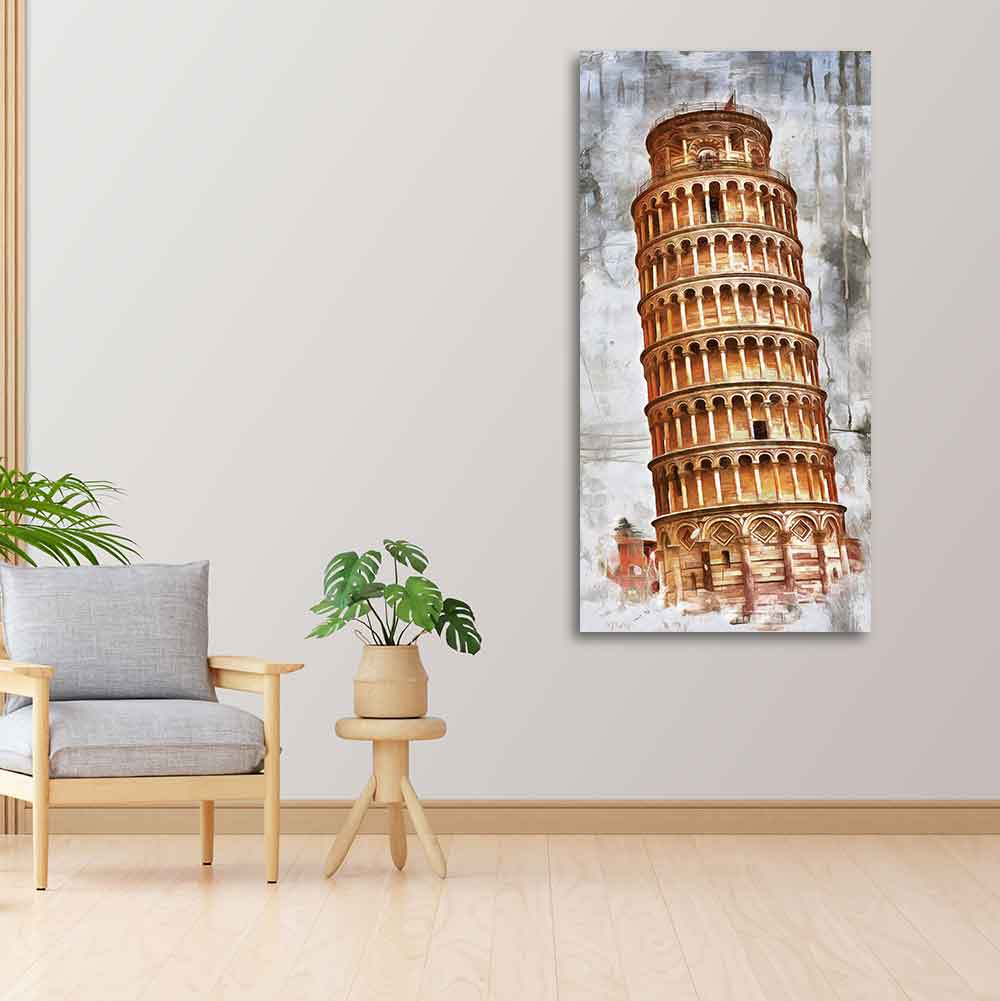 Premium Wall Painting Leaning Tower of Pisa - Image 5