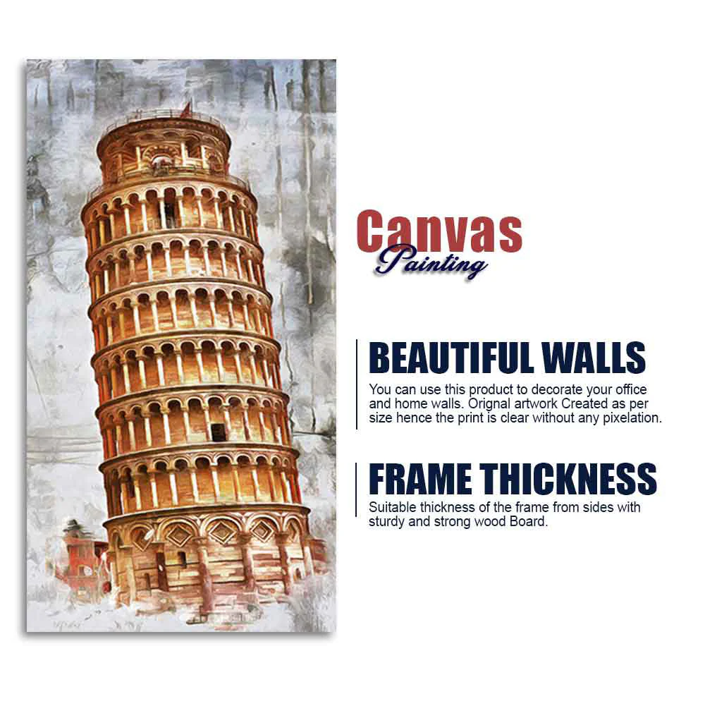 Premium Wall Painting Leaning Tower of Pisa - Image 7