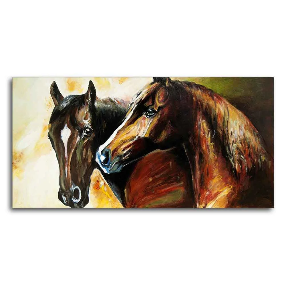 Premium Wall Painting of A Pair of Horses - Image 5