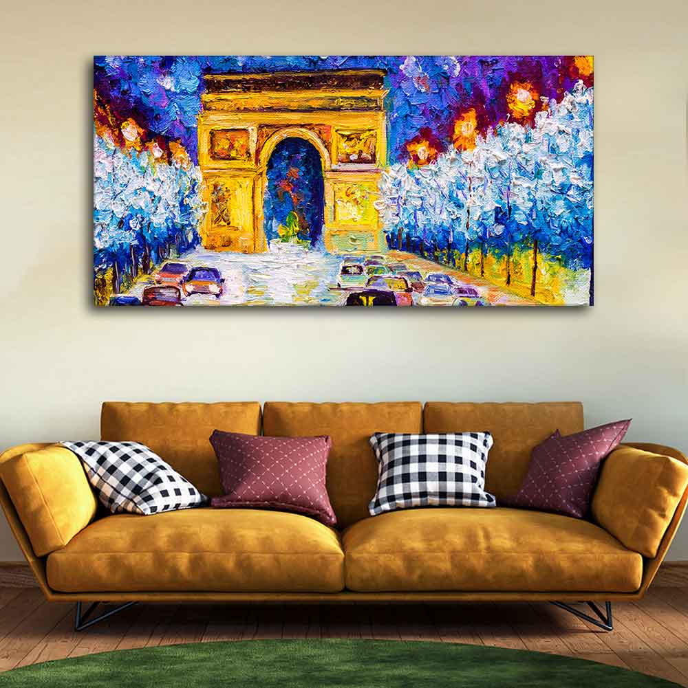 Premium Wall Painting of Abstract Arc de Triomphe - Image 3