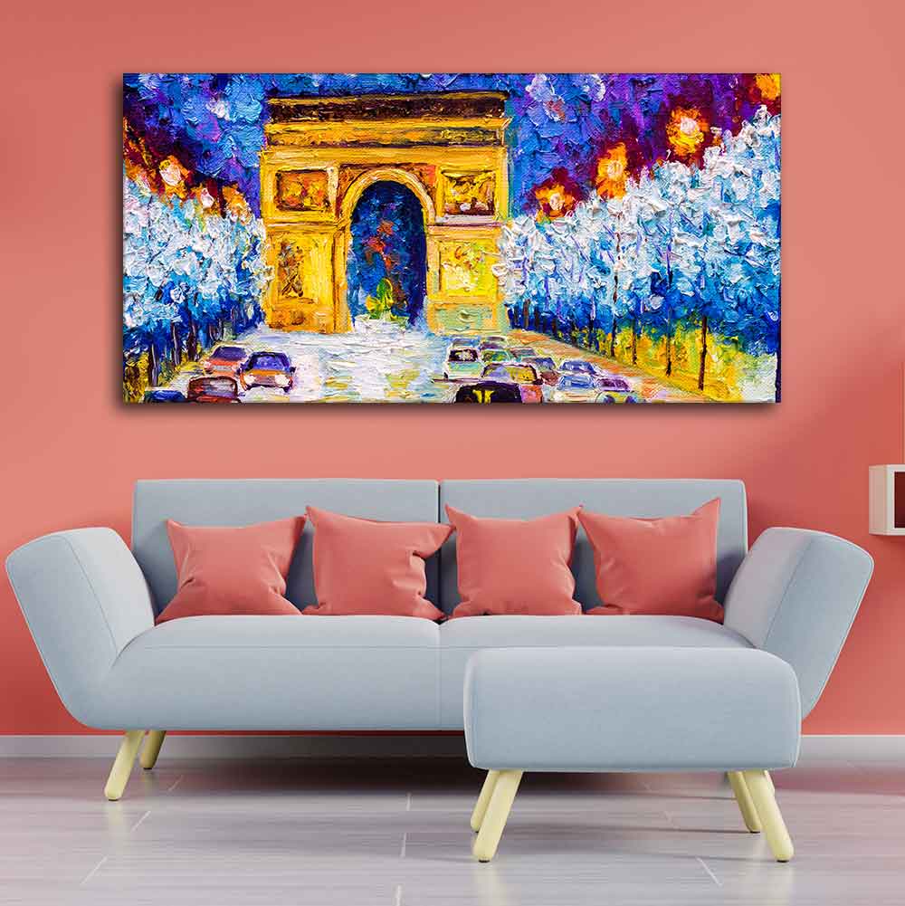 Premium Wall Painting of Abstract Arc de Triomphe - Image 4