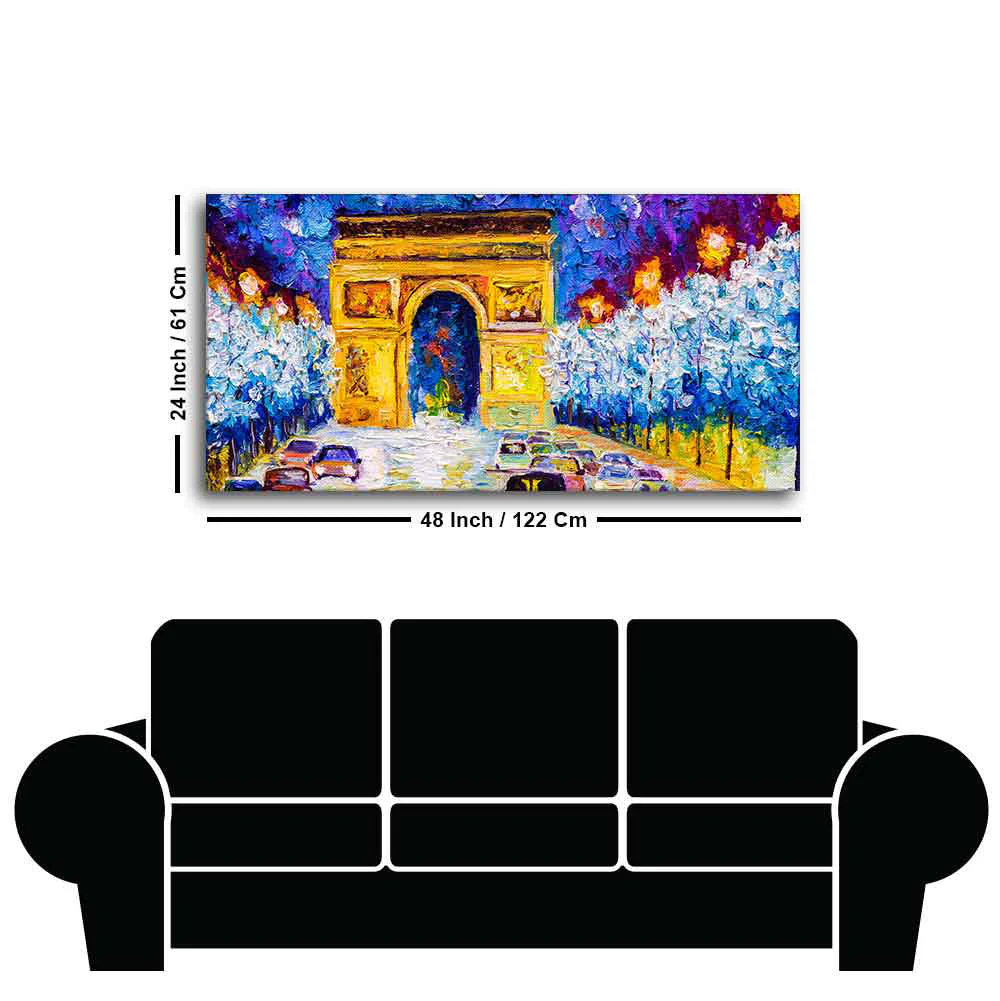 Premium Wall Painting of Abstract Arc de Triomphe - Image 7