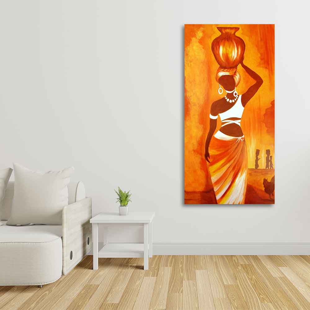 Premium Wall Painting of Abstract Warli Art - Image 3