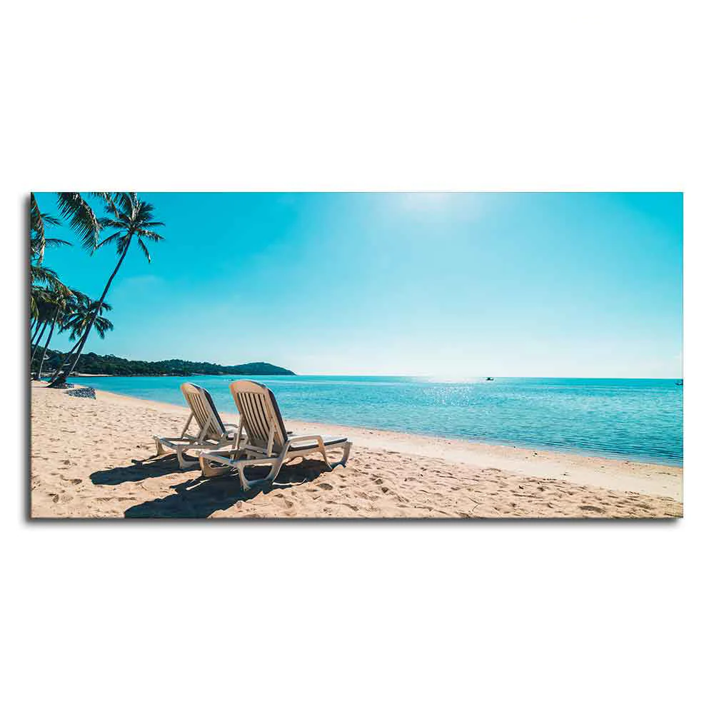 Premium wall Painting of Beautiful Beach with Blue Sky - Image 4