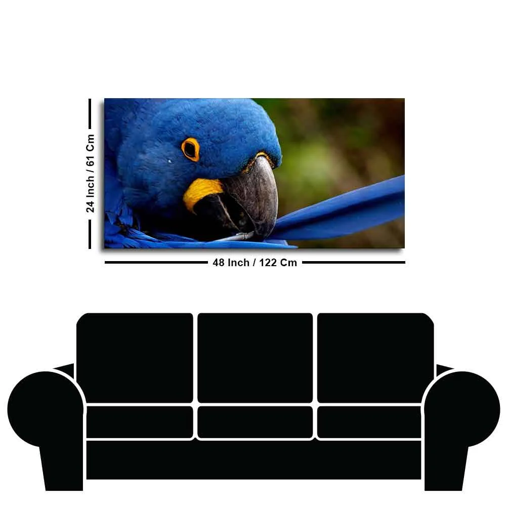 Premium Wall Painting of Blue Mascaw Parrot - Image 7