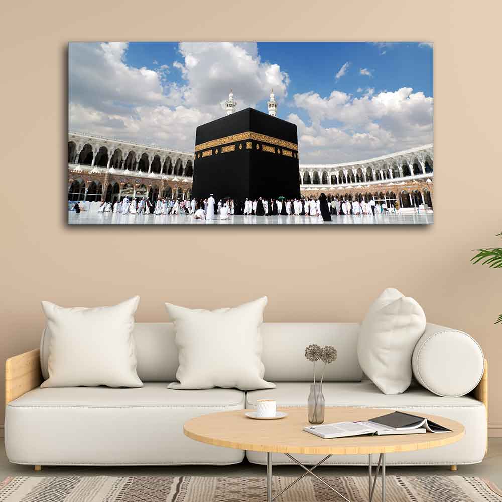 Muslim Wall Painting of Makkah al-Mukarramah - Image 4