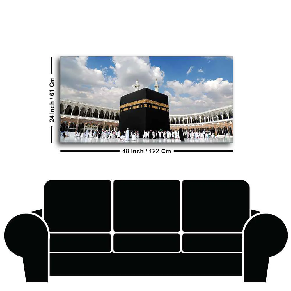 Muslim Wall Painting of Makkah al-Mukarramah - Image 7