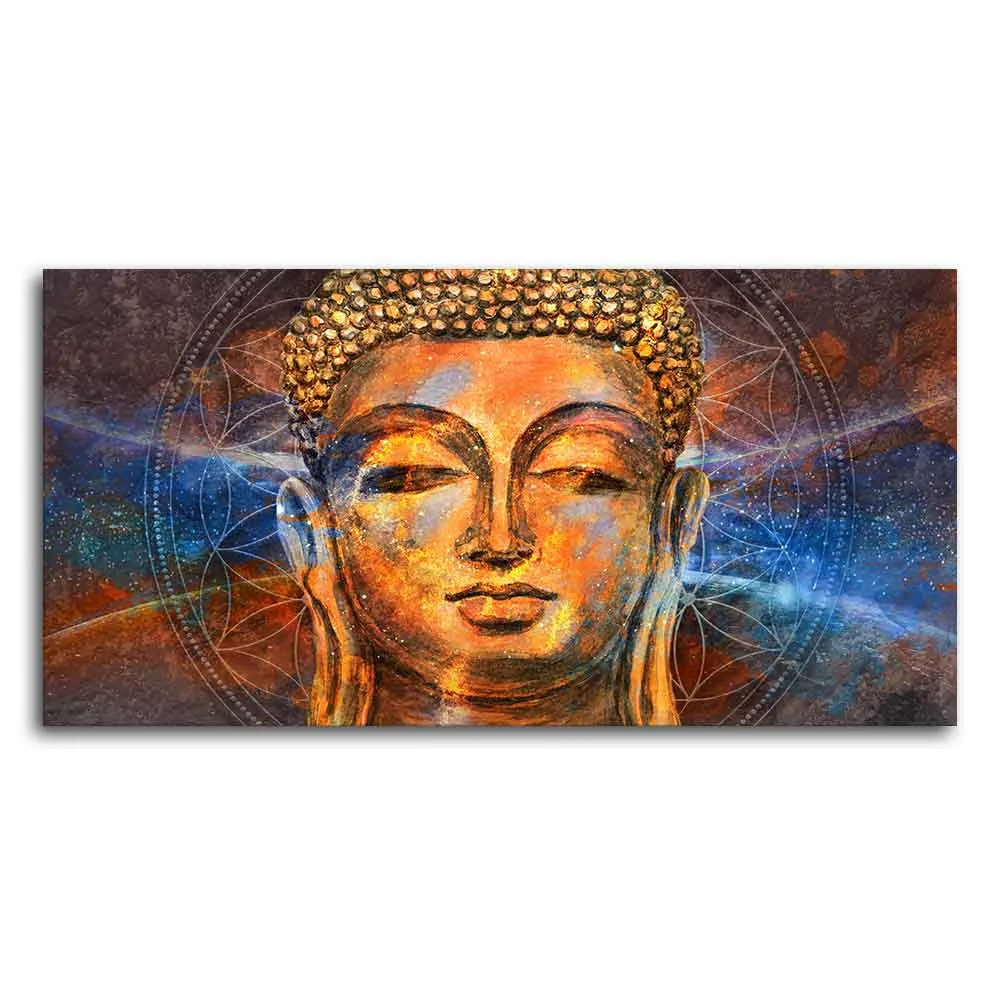 Premium Wall Painting of Peaceful Lord Buddha - Image 5