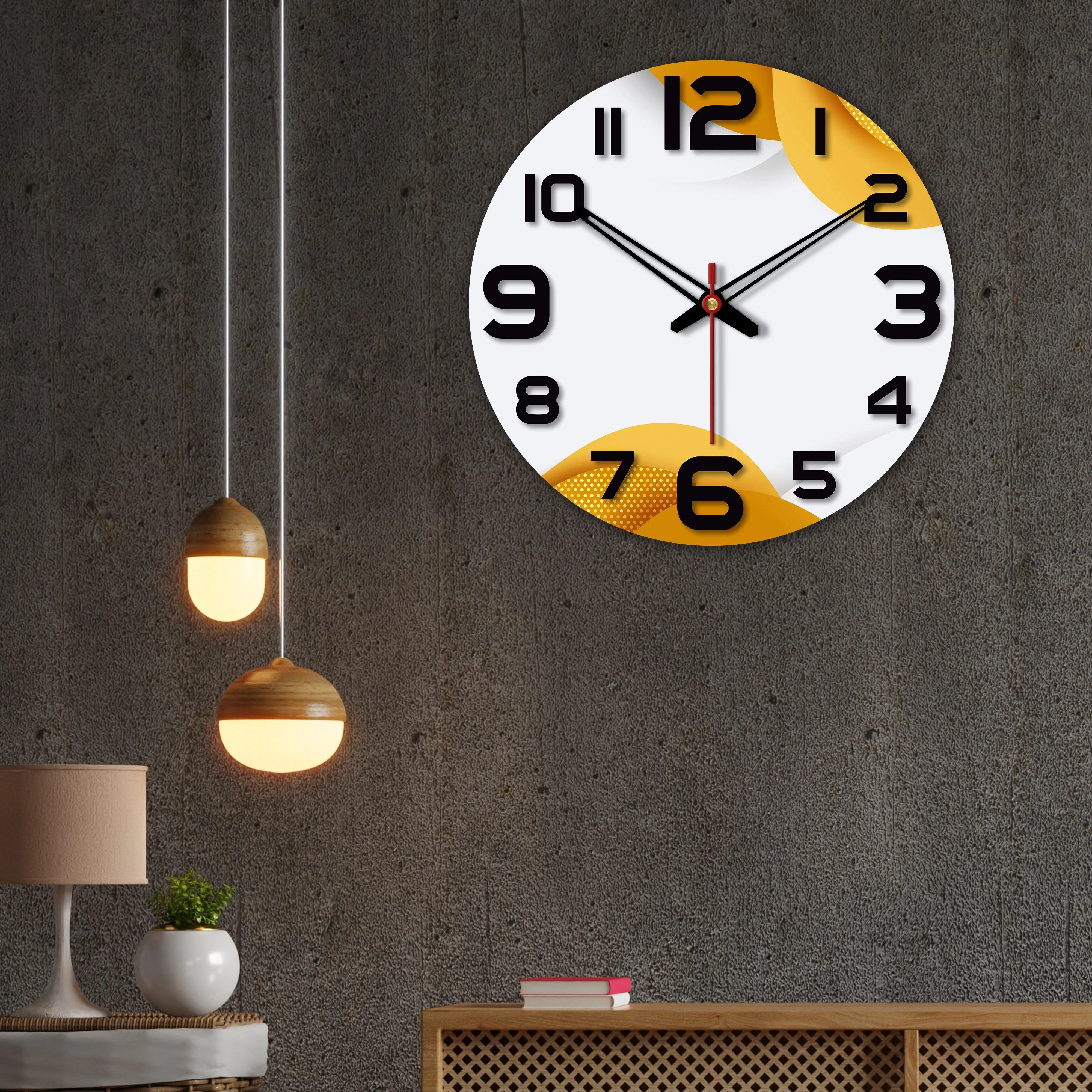 Premium Quality Wooden Wall Clock For Hall - Image 4