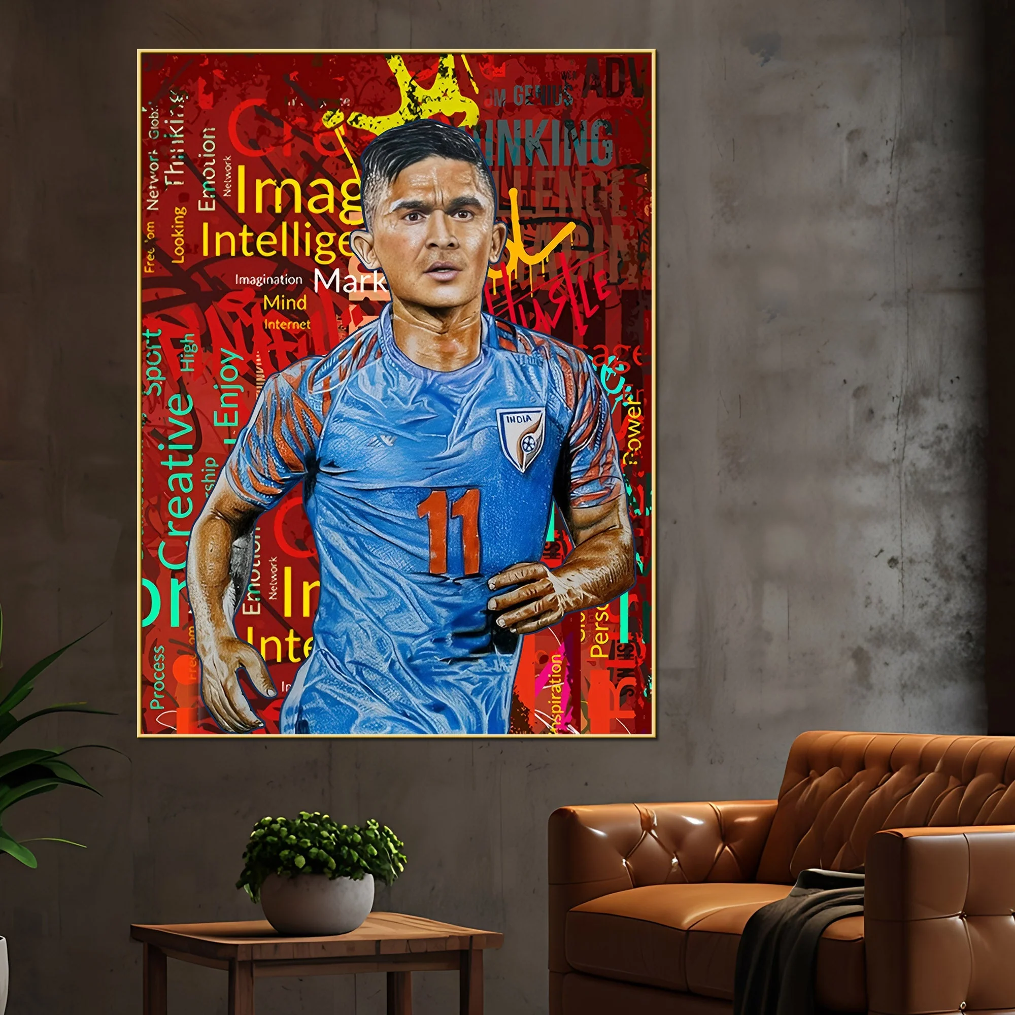 Prince Without Crown Sunil Chettry Cotton Canvas Wall Painting - Image 2
