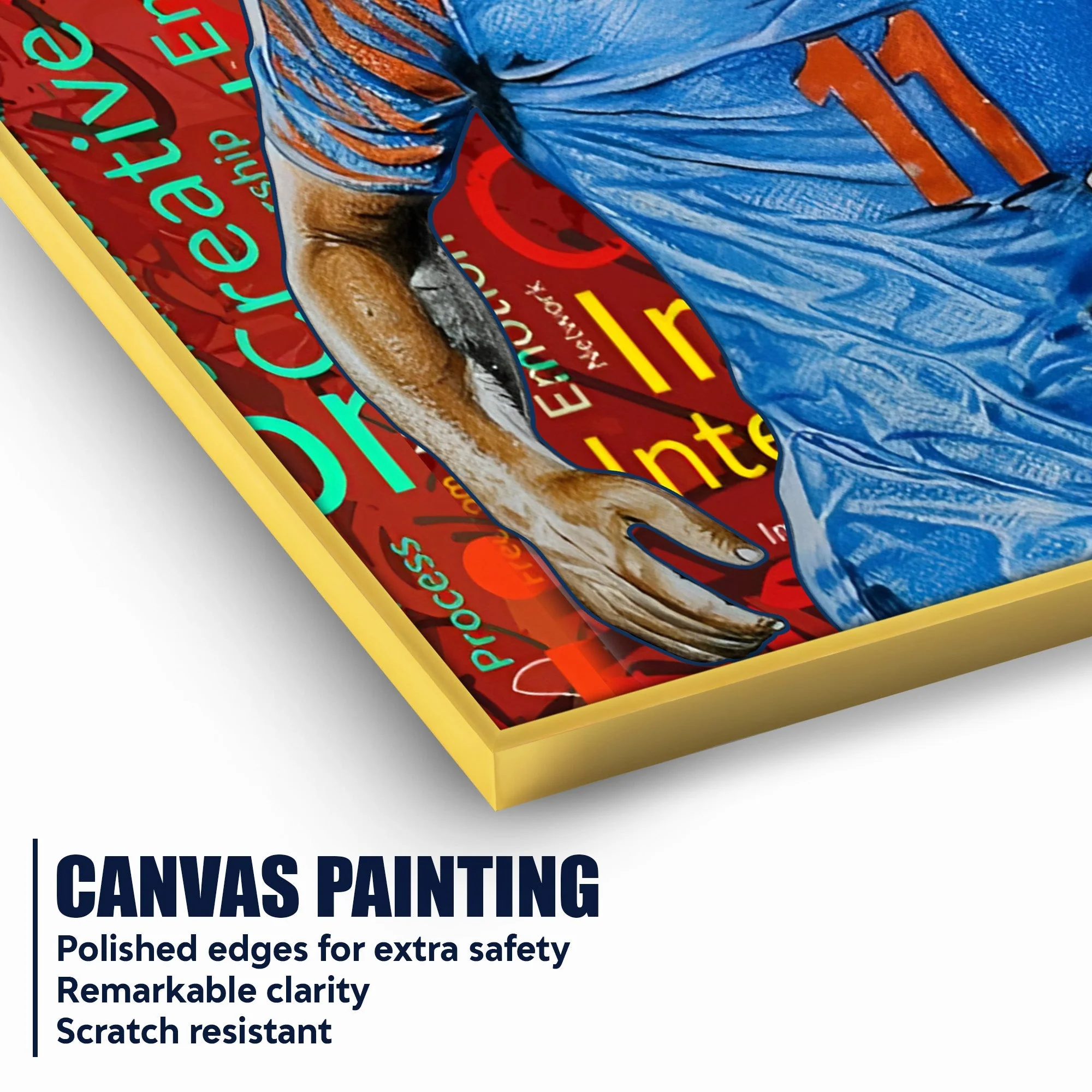 Prince Without Crown Sunil Chettry Cotton Canvas Wall Painting - Image 4