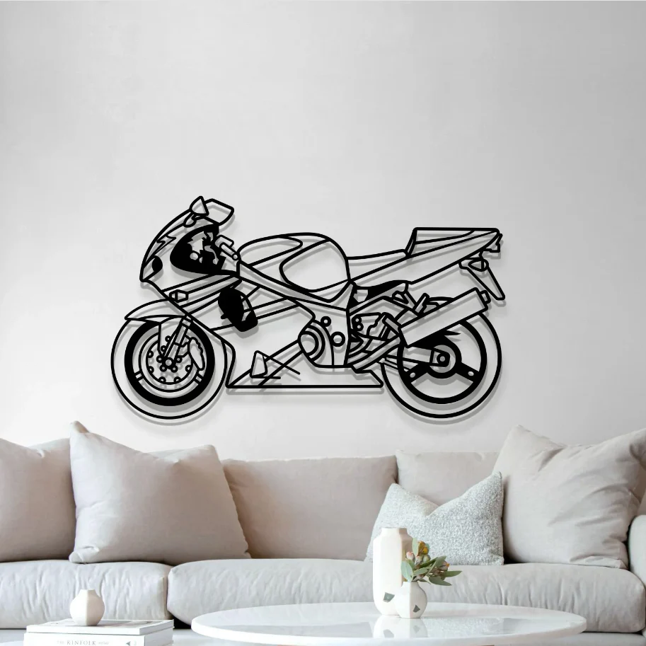 Racing Sports Bike Metal Wall Art for Office & Home Décor - Image 5