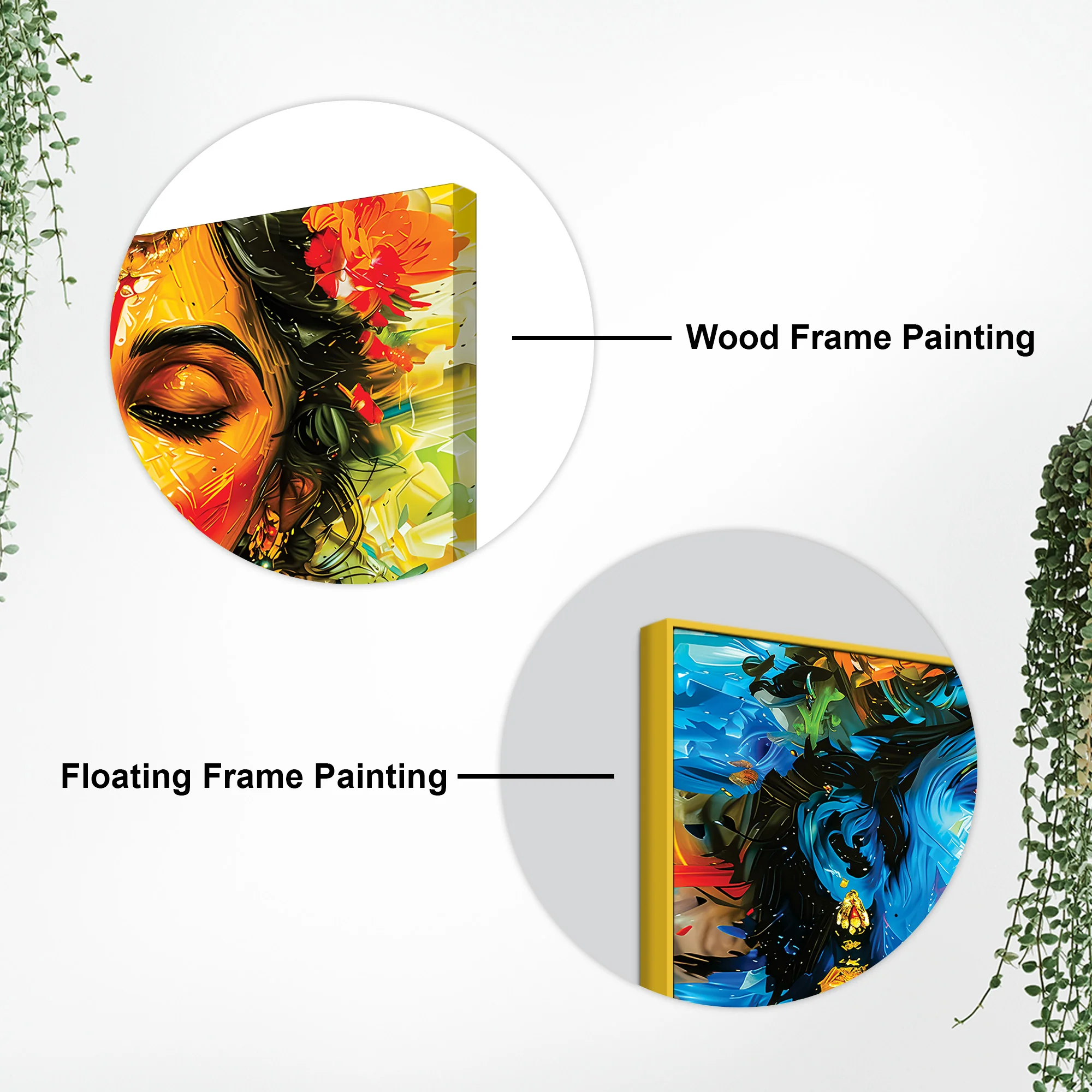 Radha Krishna Canvas Wall Painting for Home & Living Room - Image 7