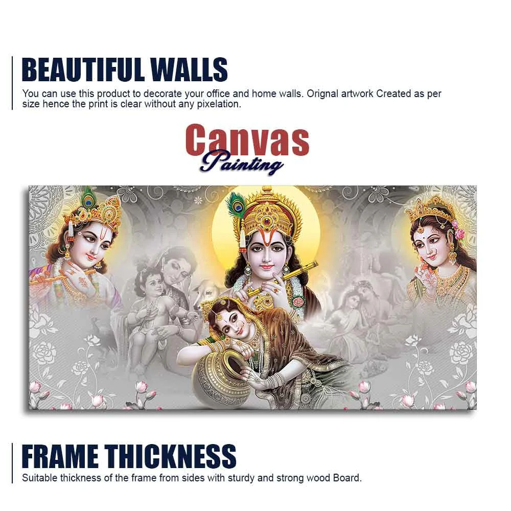 Radha Krishna Premium Wall Painting - Image 6