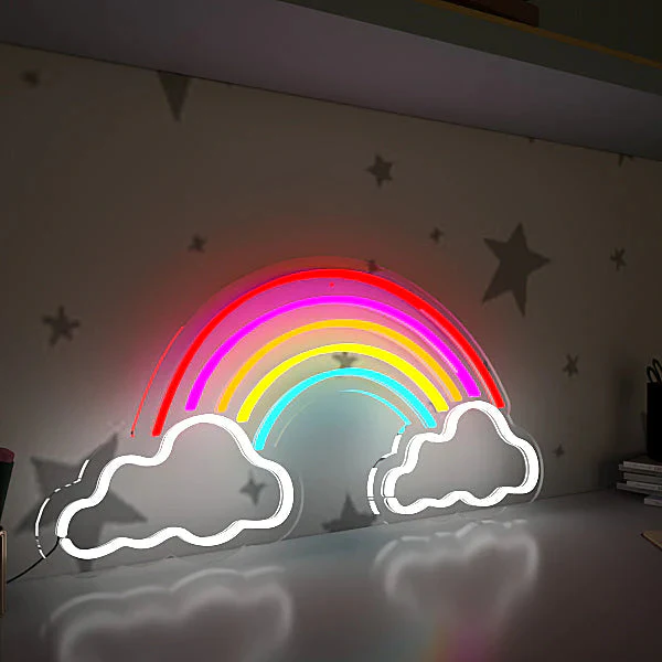 Rainbow Cloud Design Neon LED Light - Image 2