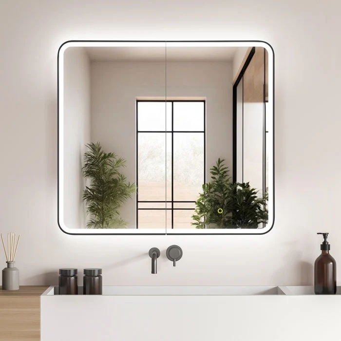 Reindeau LED Medicine Storage Wall Mounted Cabinet Mirror - Image 2