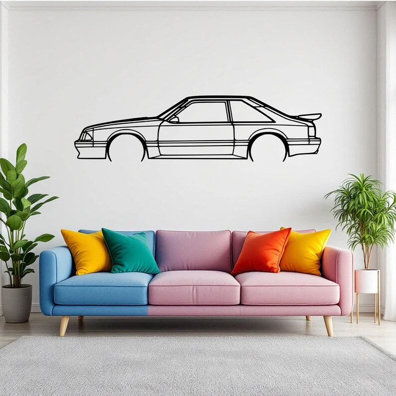 Retro Sedan Metal Wall Decor for Café & Home Interiors - Image 5