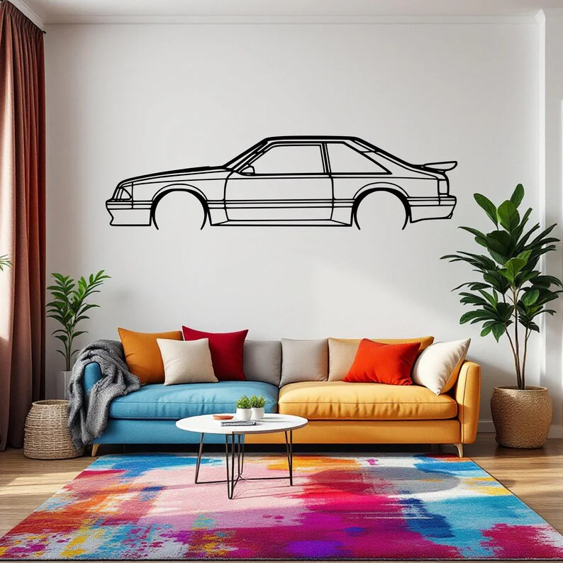 Retro Sedan Metal Wall Decor for Café & Home Interiors - Image 6