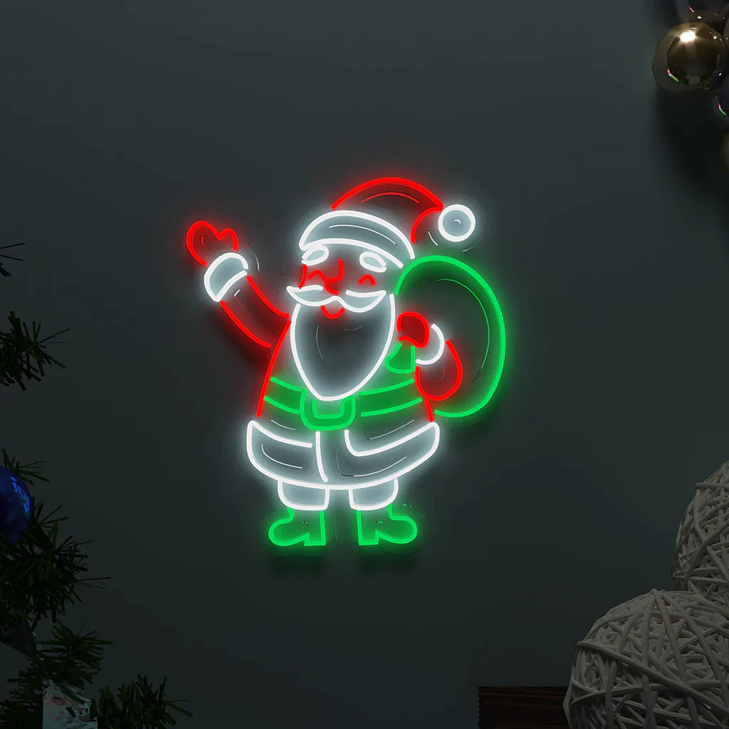 Santa Claus LED Neon Light - Image 2