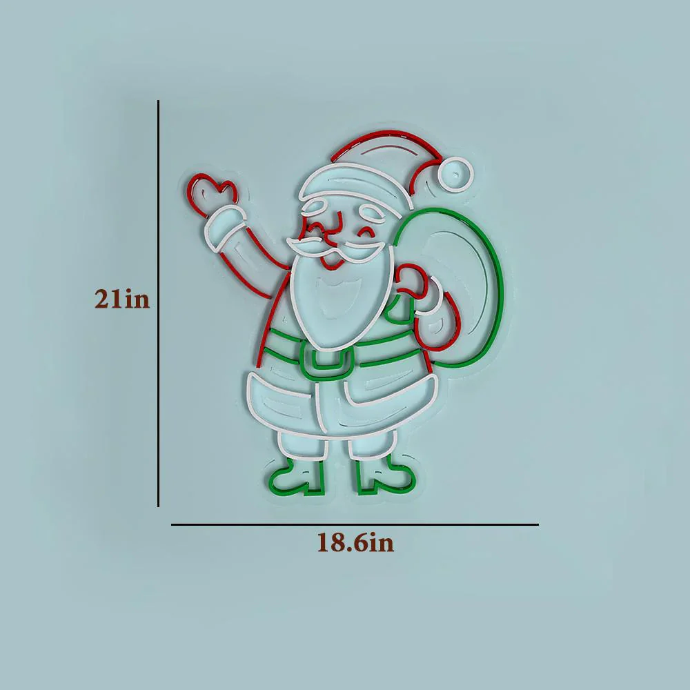 Santa Claus LED Neon Light - Image 4