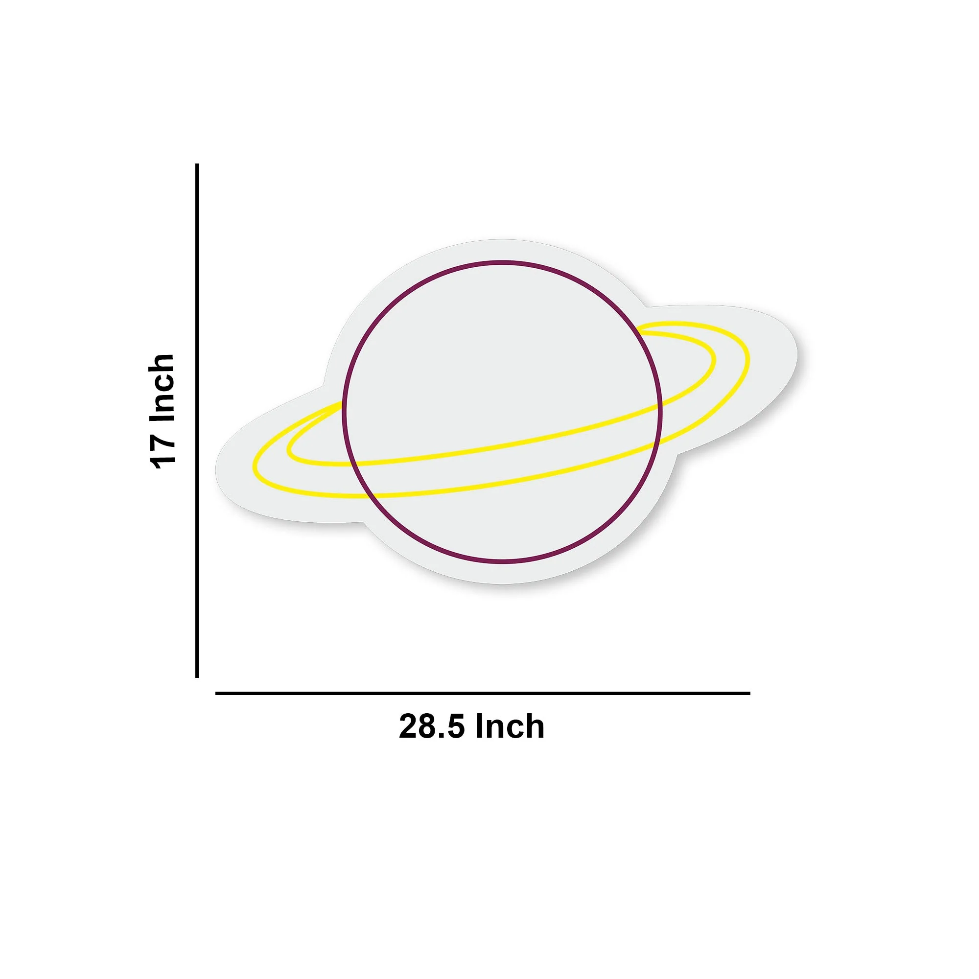 Saturn Planet Neon Sign LED Light - Image 3