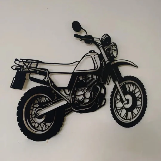 Scrambler Style Motorcycle Metal Wall Art - Image 4