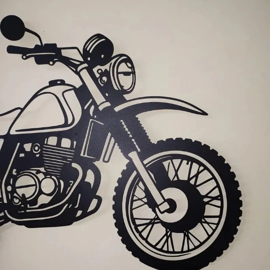 Scrambler Style Motorcycle Metal Wall Art - Image 5