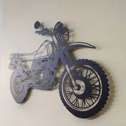 Scrambler Style Motorcycle Metal Wall Art - Image 7