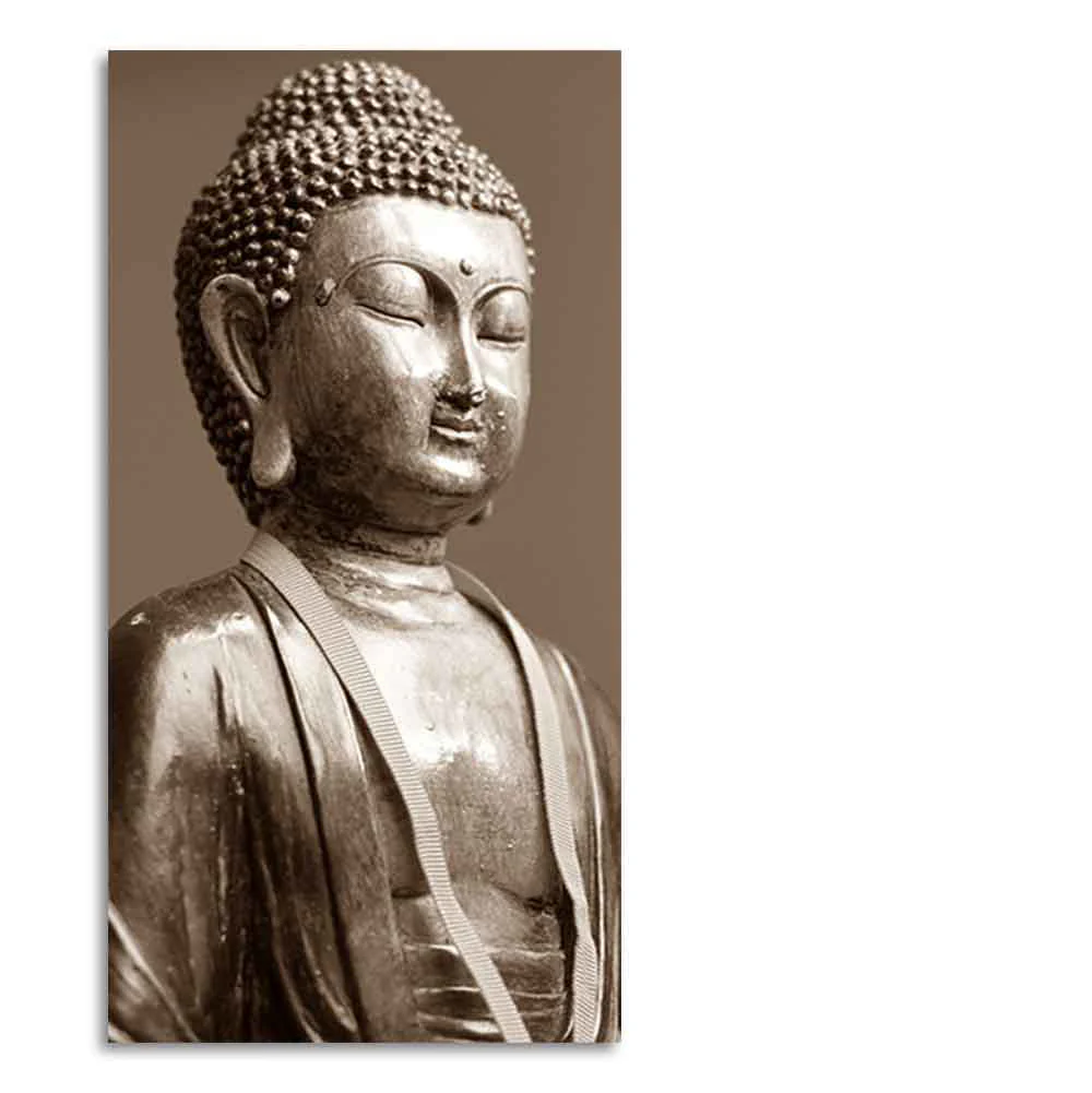 Sculpture of God Buddha Canvas Wall Painting - Image 6