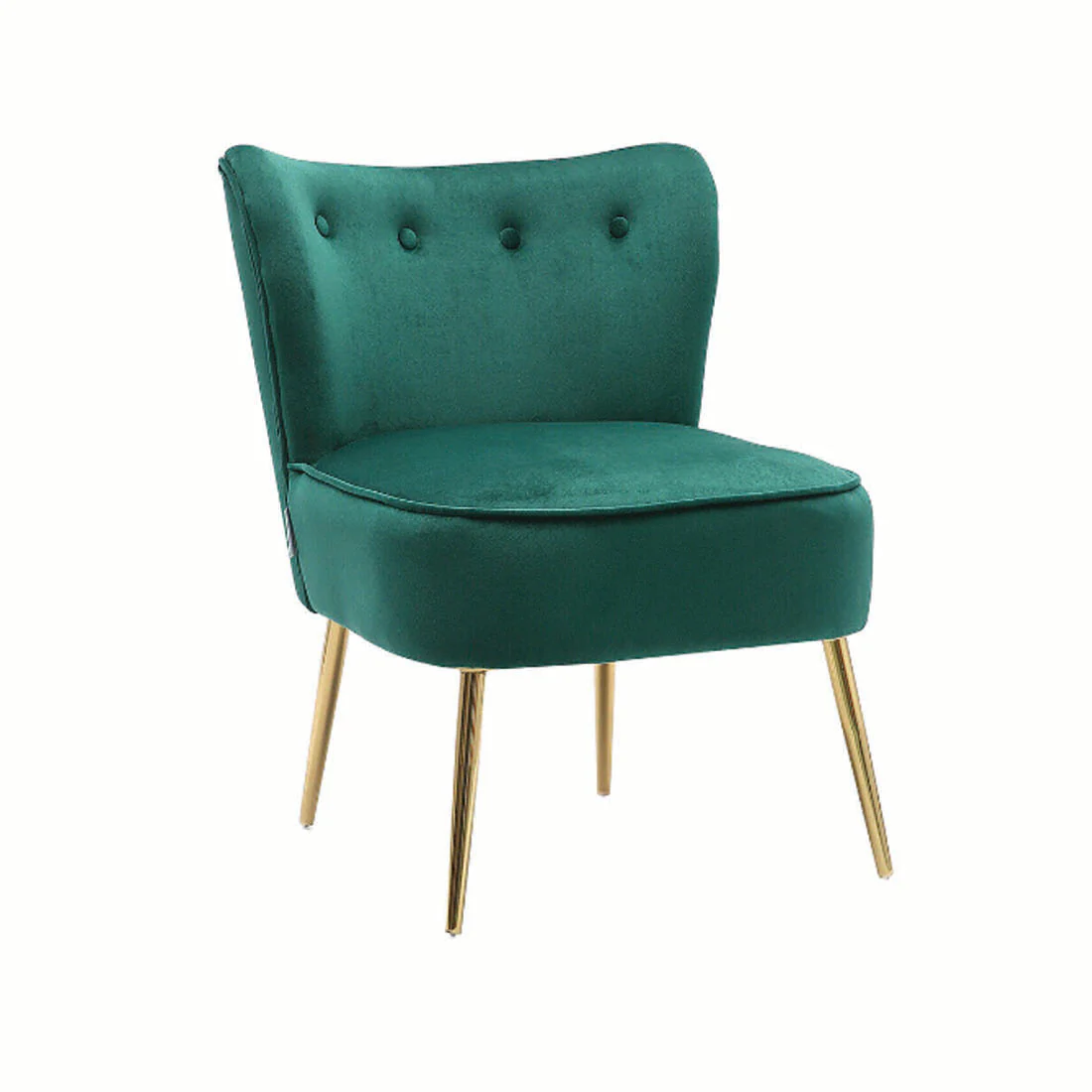 Seagreen Deep Cushioning Comfy Plush Velvet Lounge Chair - Image 2