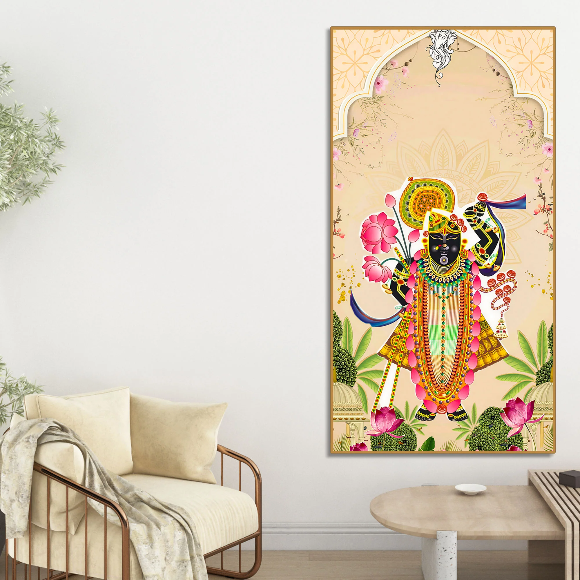 Shreenath ji Pichwai Canvas Painting | Premium Home Wall Decor - Image 2