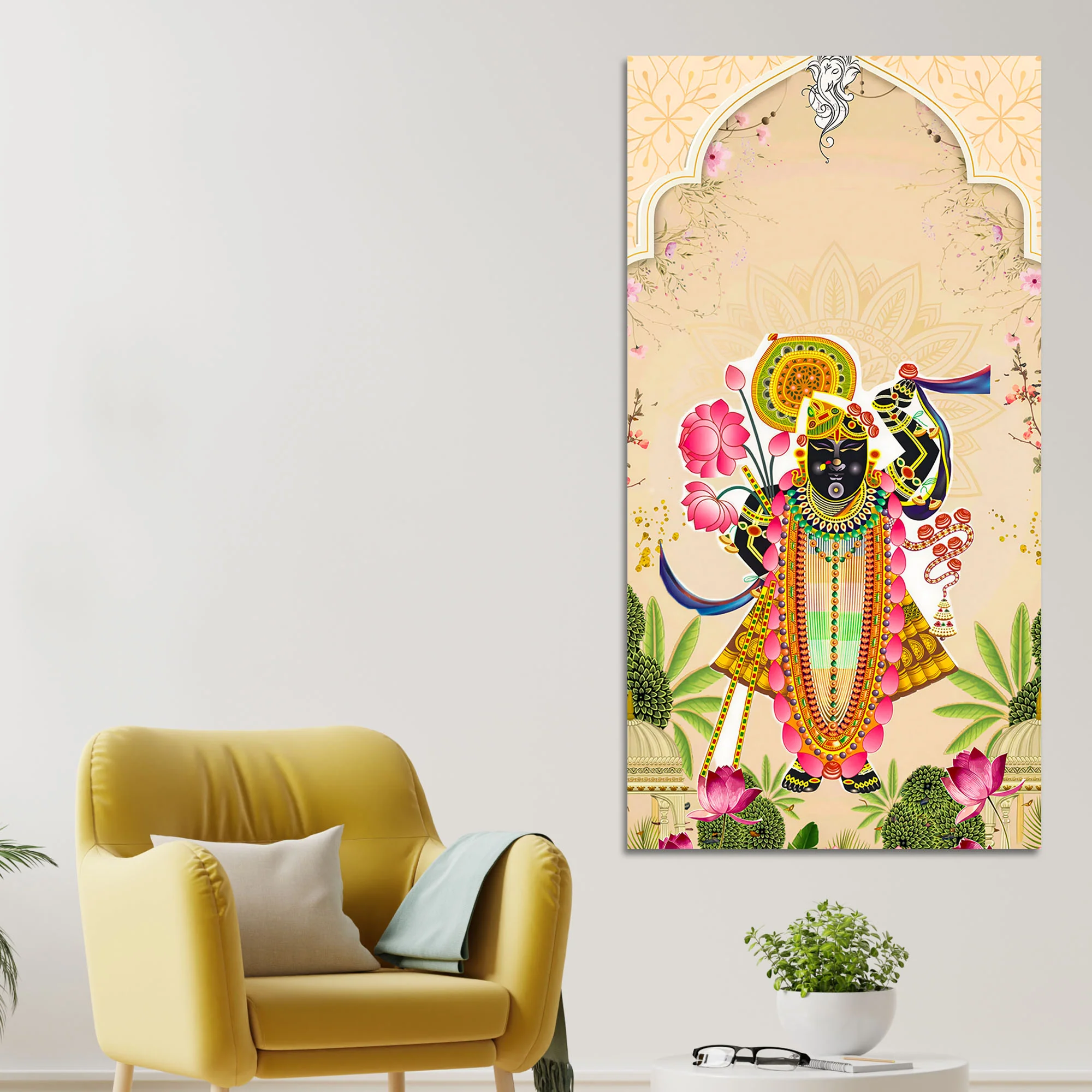 Shreenath ji Pichwai Canvas Painting | Premium Home Wall Decor - Image 3