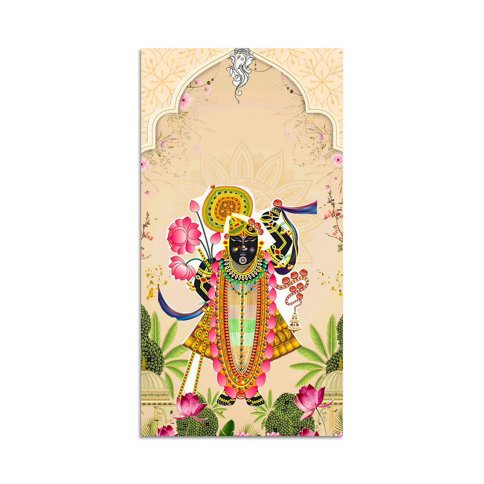 Shreenath ji Pichwai Canvas Painting | Premium Home Wall Decor - Image 4
