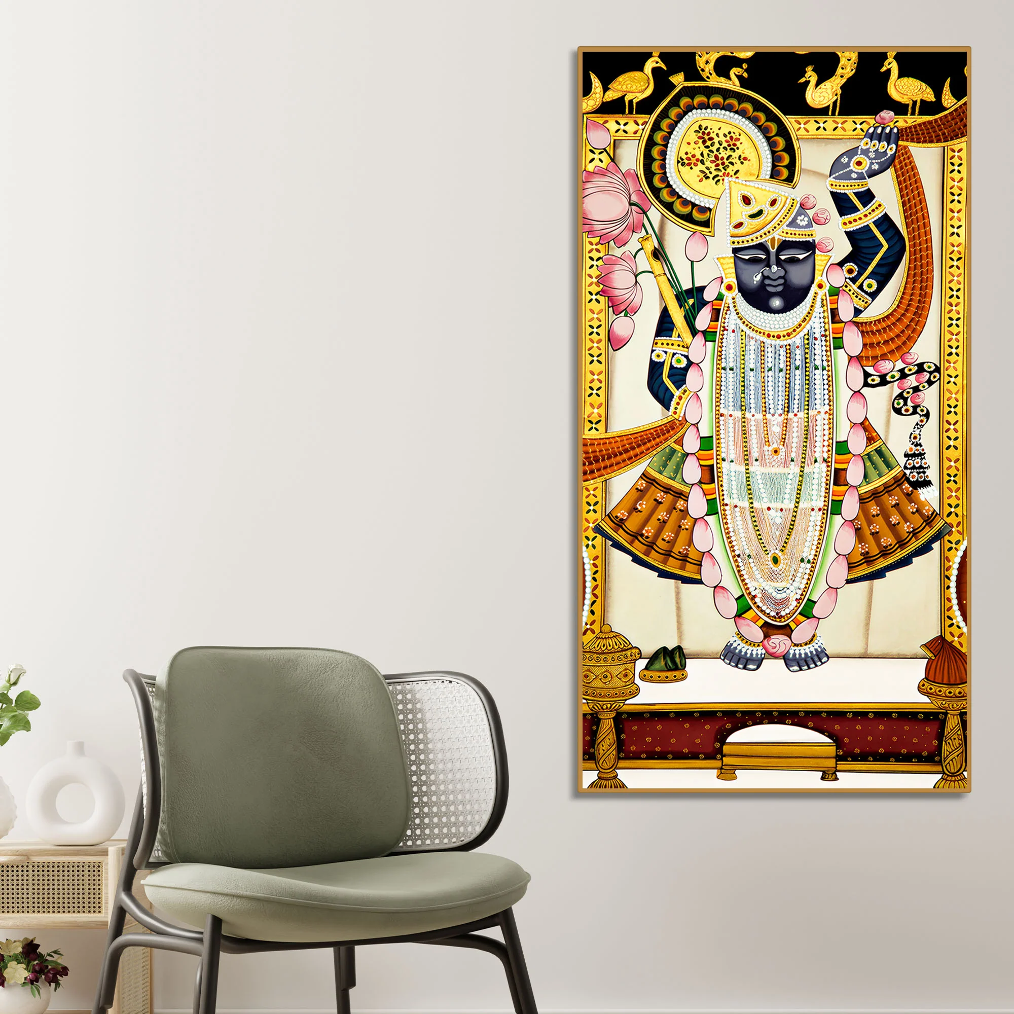Shreenathji Devotional Canvas Painting | Premium Wall Decor - Image 2