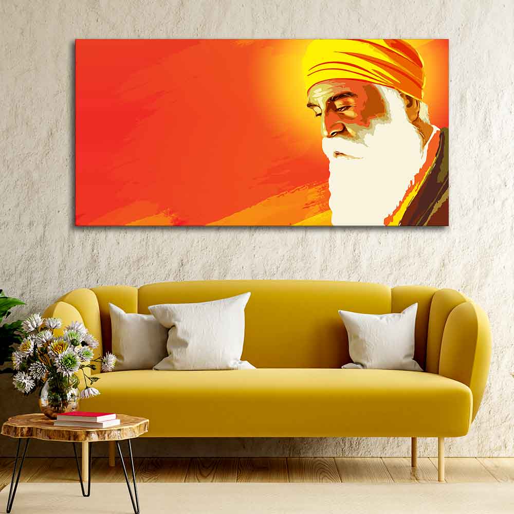 Shri Guru Nanak Dev Premium Wall Painting - Image 2