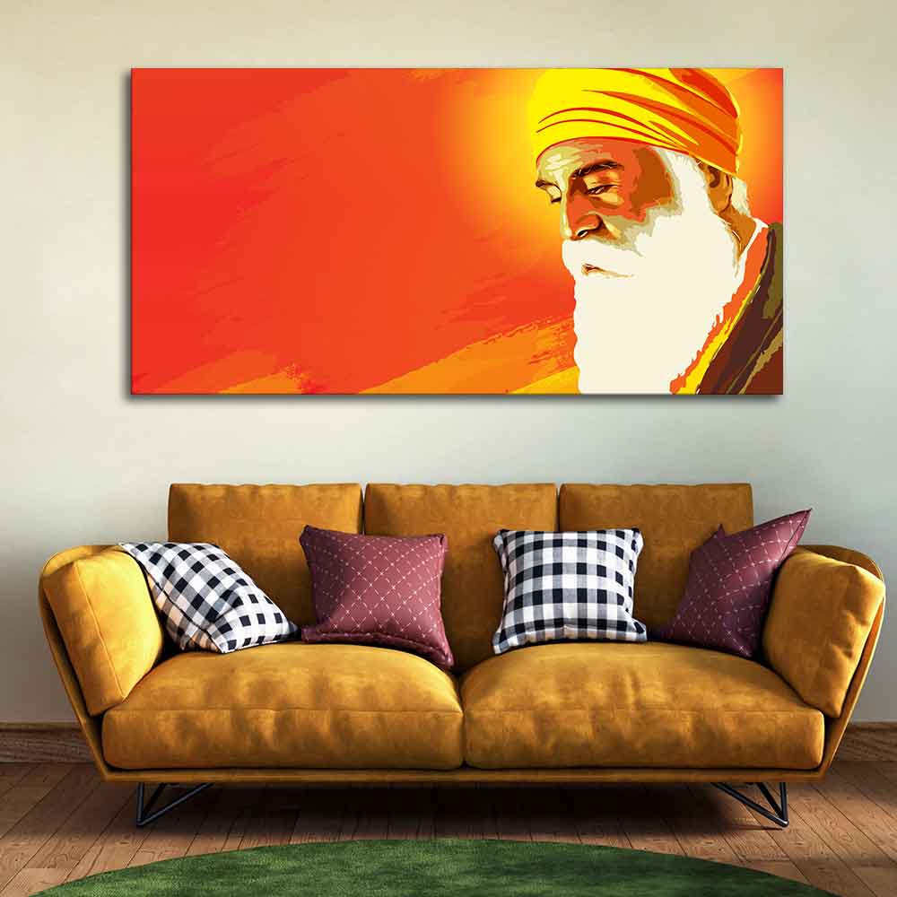 Shri Guru Nanak Dev Premium Wall Painting - Image 3