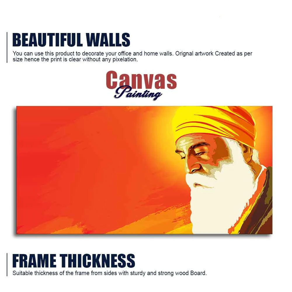 Shri Guru Nanak Dev Premium Wall Painting - Image 6